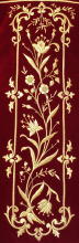 Red Antique Roman Vestment 8365